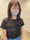 【中井千佳】透明感パープルカラー♪