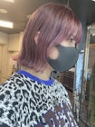 色落ちまで綺麗◎ペールピンクカラー/ハイトーン【青柳みゆ】