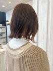 福山市美容室Caary人気 耳かけハイトーンインナーカラーボブ