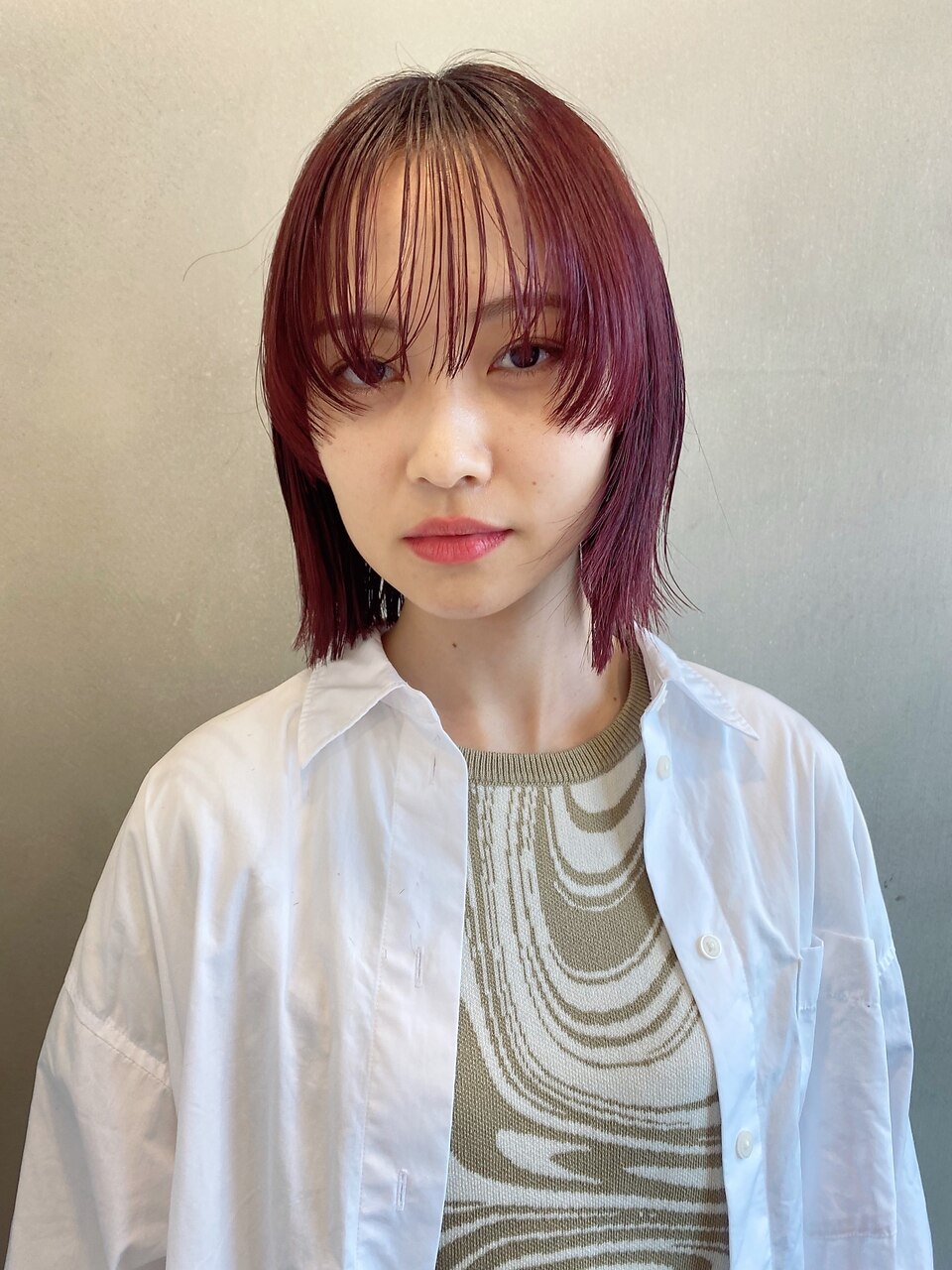 マッシュボブ小顔カット外ハネパブ