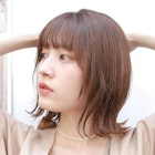 ナチュラル/ほんのりレイヤーの結べるボブ