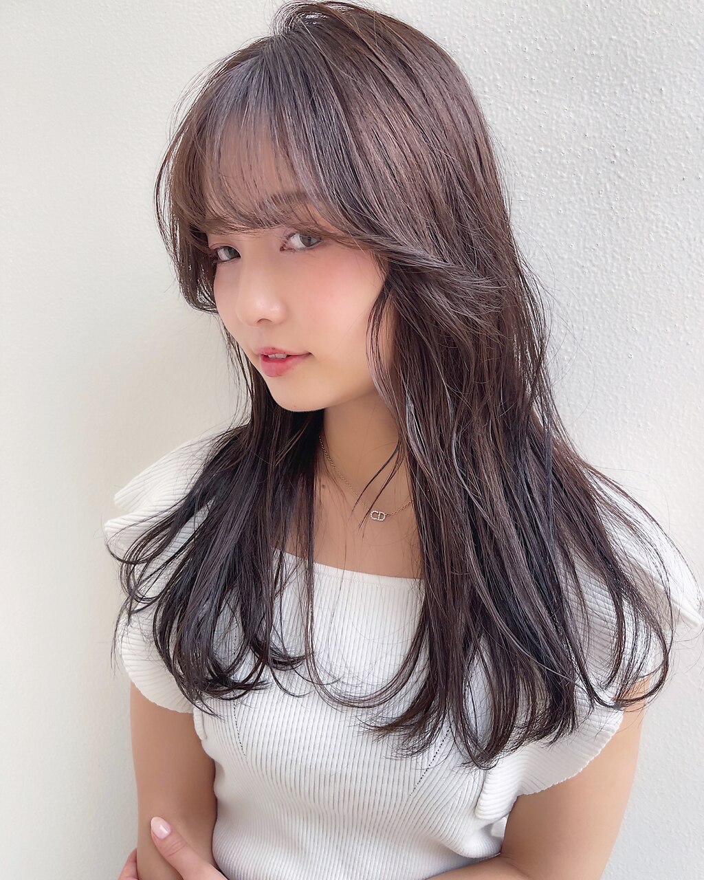 人気な顔周りにシンプルワンカール♪