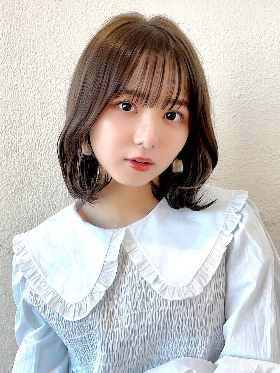 大人可愛い小顔前下がりボブ×ナチュラルボブ×ミニボブ20代30代