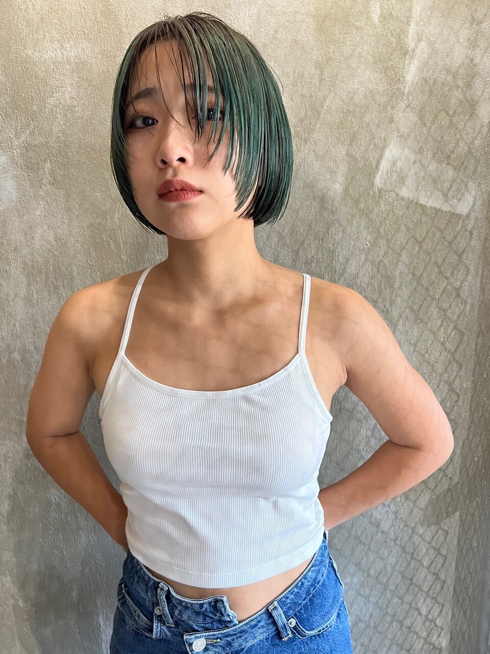＃モスグリーン＃マッシュ＃ケアブリーチ#オリーブ (guest.94)