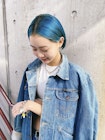 ミニボブ×ターコイズブルー