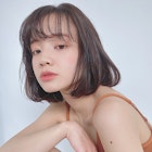 大人小顔ナチュラルボブ/10代20代30代