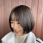 コンパクトボブ×ココアブラウン