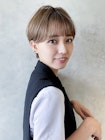 マッシュショート_こなれミディホワイトグレージュ_28803