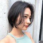 【ROSE】暗髪ボブ アッシュブラック 730