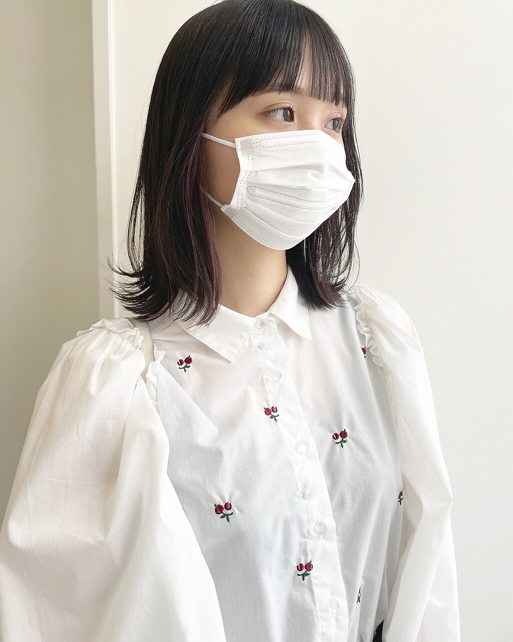 ラベンダーのインナーカラー♪