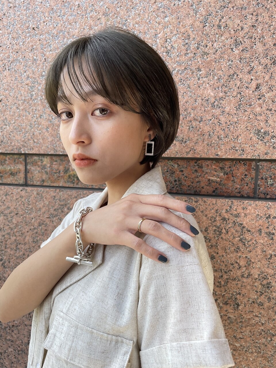 丸みショート