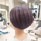 大人マッシュレイヤー×ブルーベリーパープルブラウン