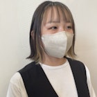 前髪サイドインナーカラー◎グレージュ×ミルクティーベージュ