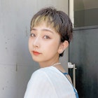 オン眉パーマスタイル_ホワイトグレージュネビージュ_29242