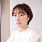 耳かけ/小顔/艶カラー/ナチュラル/ショートボブ/馬車道