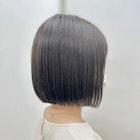 前下がり切りっぱなしボブ×オリーブブラウン