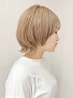 マッシュウルフ　マッシュショート　ベージュ