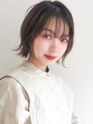 20代30代40代◎こなれミディ美髪小顔ネビージュケアカラー