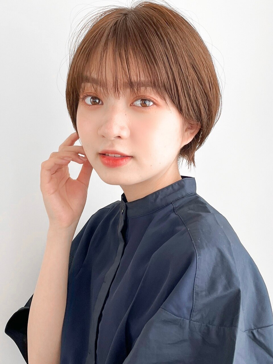 こなれミディ美髪小顔カット似合わせカットネビージュ小顔