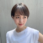 大人ダークブラウンすっきりマッシュショート【中居】