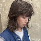 #ミディアムパーマ#チョコカラー#日比野未奈