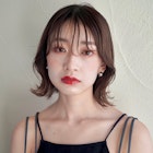 韓国風くびれボブ×シースルーバング