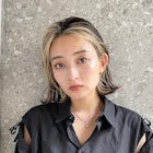 インナーカラーボブミルクティーベージュダブルカラー韓国30代