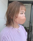 後れ毛かわいい万能ボブ☆インナーカラー