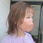 後れ毛かわいい万能ボブ☆インナーカラー