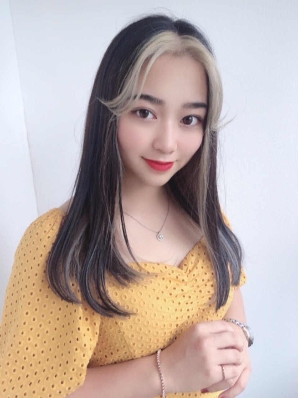 暗髪フェイスフレーミング　AMAND'OR石川