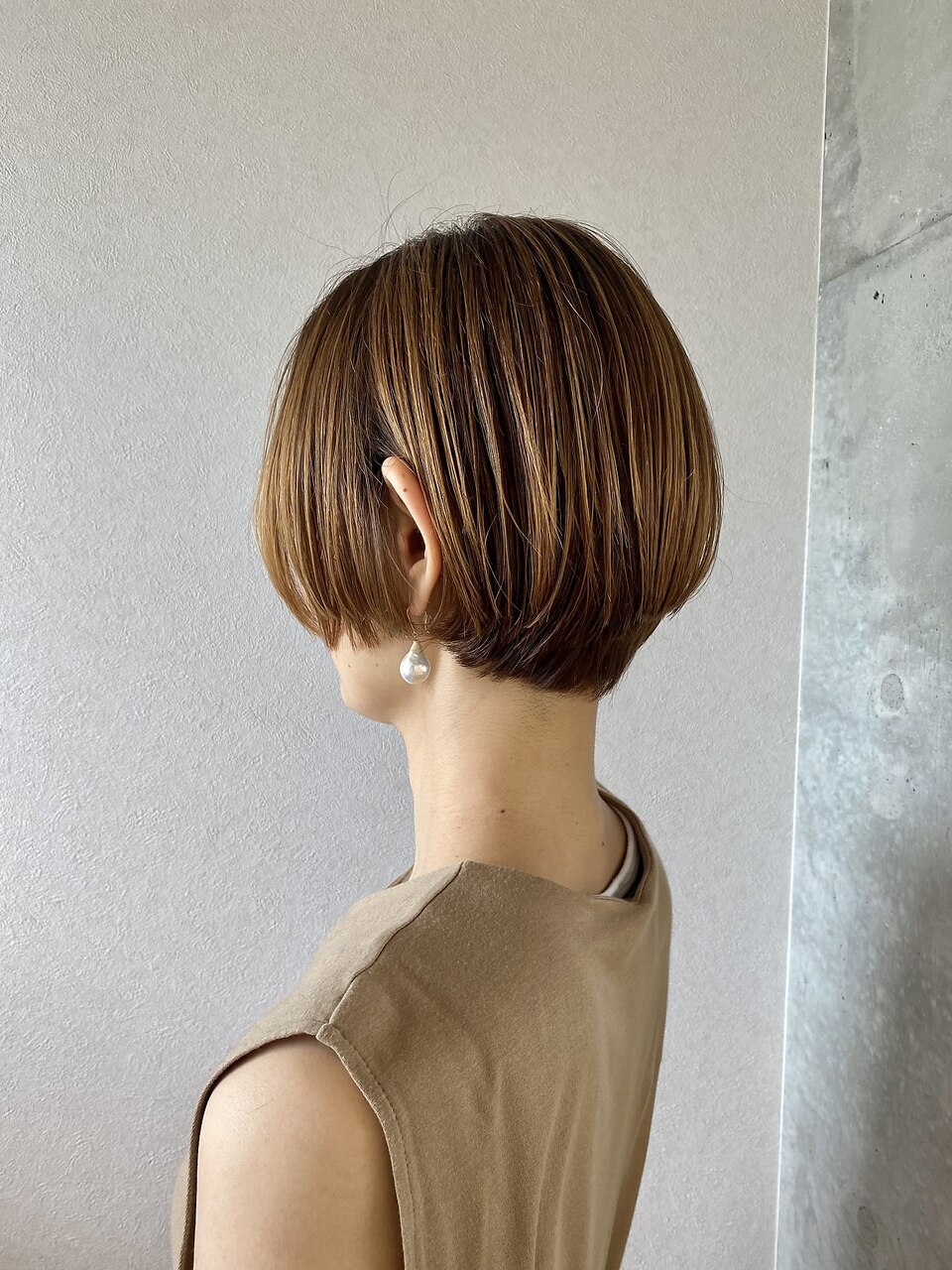 骨格補正カット ショートヘア ショートボブ 小顔カット