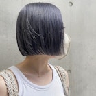 【ethica_南船場】ダークグレージュ×切りっぱなしミニボブ*