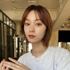 ボブ 外ハネボブ 20代30代 暖色カラー