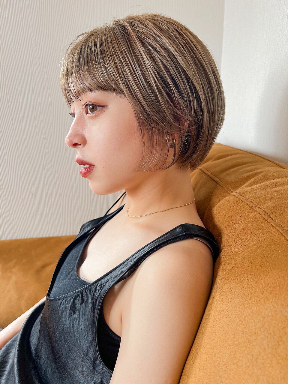 《 3Dカラーの立体感でつくる大人可愛い小顔ショート◎ 》