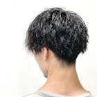 20代/30代/ツイストスパイラルパーマ/ツーブロ/ビジネススタイル