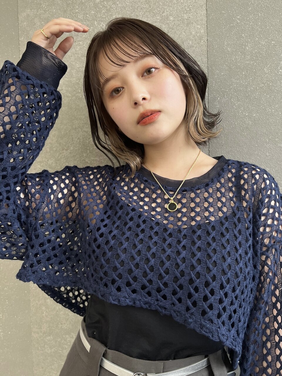   【lond表参道倉崎涼】ちらっと見えるインナーカラーが可愛い！