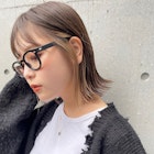 ボブ/インナーカラー