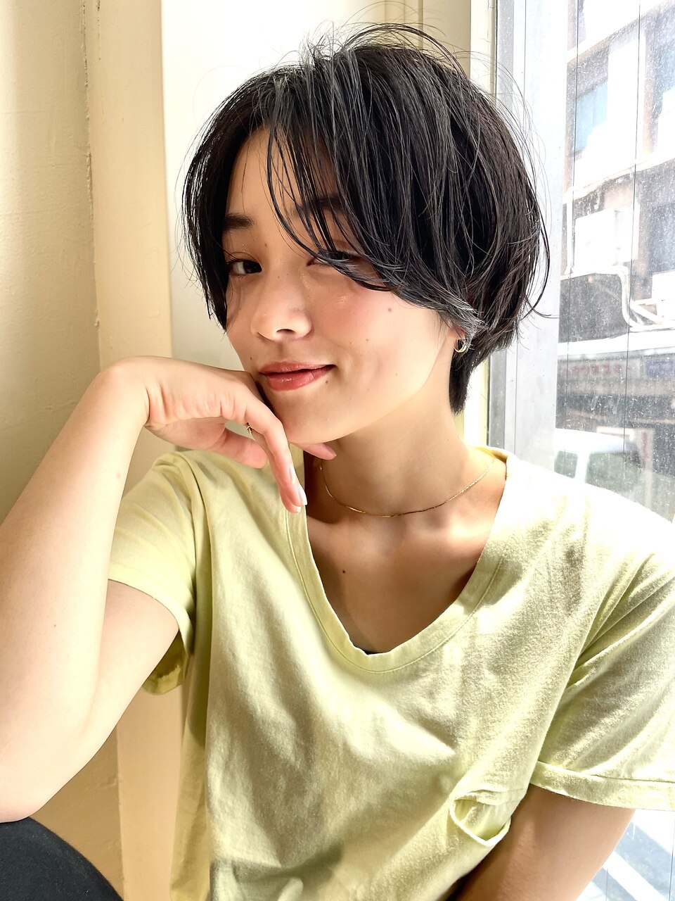 シースルーshort  ダークグレージュ