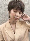 ふわりパーマが可愛いフレンチガールショート/ニュアンスカラー