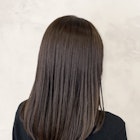 髪質改善ヘアエステで艶感ダークブラウン