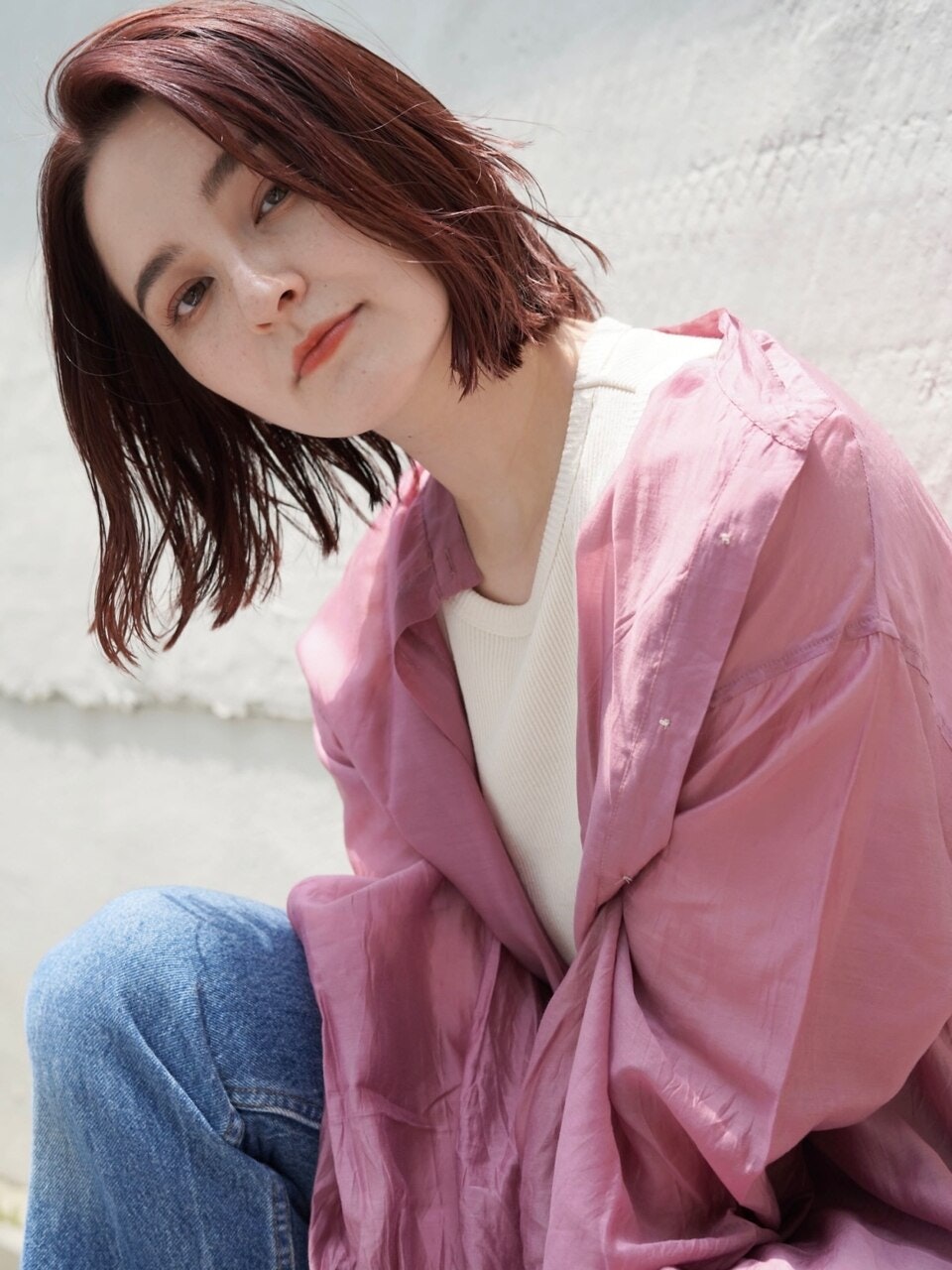 赤系と赤茶のヘアカラー見本集 暗めと明るめ別に仕上がりをチェック ホットペッパービューティーマガジン