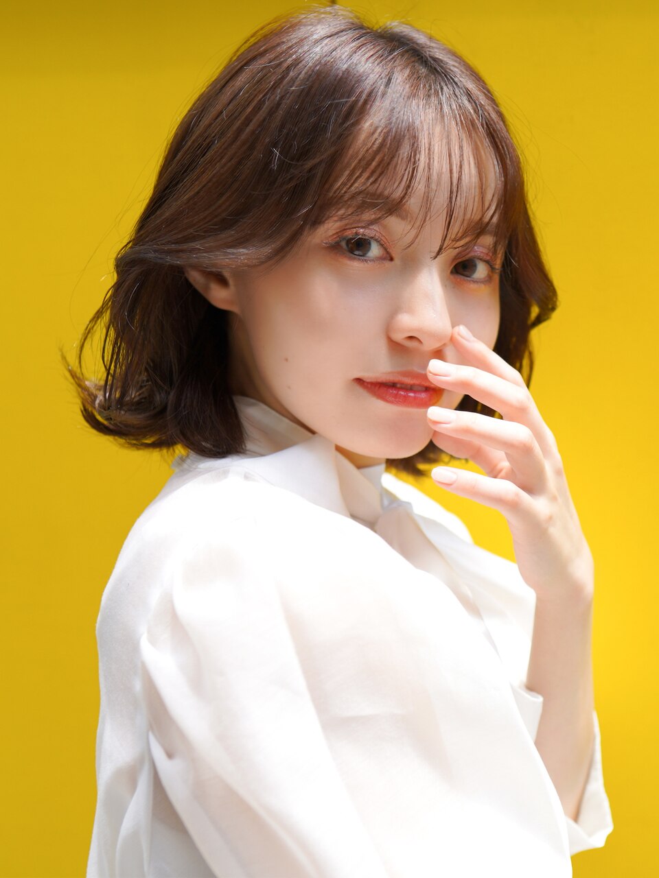 【La fith】チョコレートブラウン×大人可愛いこなれミディ