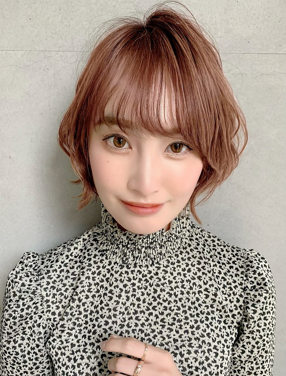 パーマをかけて誰でも簡単に綺麗なひし形ショートに！