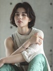 【emu井上信洋】ルーズなくせ毛風パーマでおしゃれモードボブ