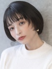 【emu井上信洋】カジュアルモードな黒髪レトロマッシュショート