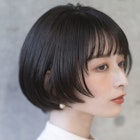 【emu井上信洋】カジュアルモードな黒髪レトロマッシュショート