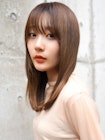  【La fith】ブラウンベージュ×内巻きストレート