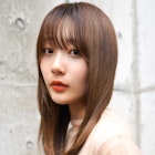 【La fith】ブラウンベージュ×内巻きストレート