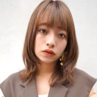 くびれヘア×モカベージュ