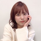 ピンクブラウン×ミディアム